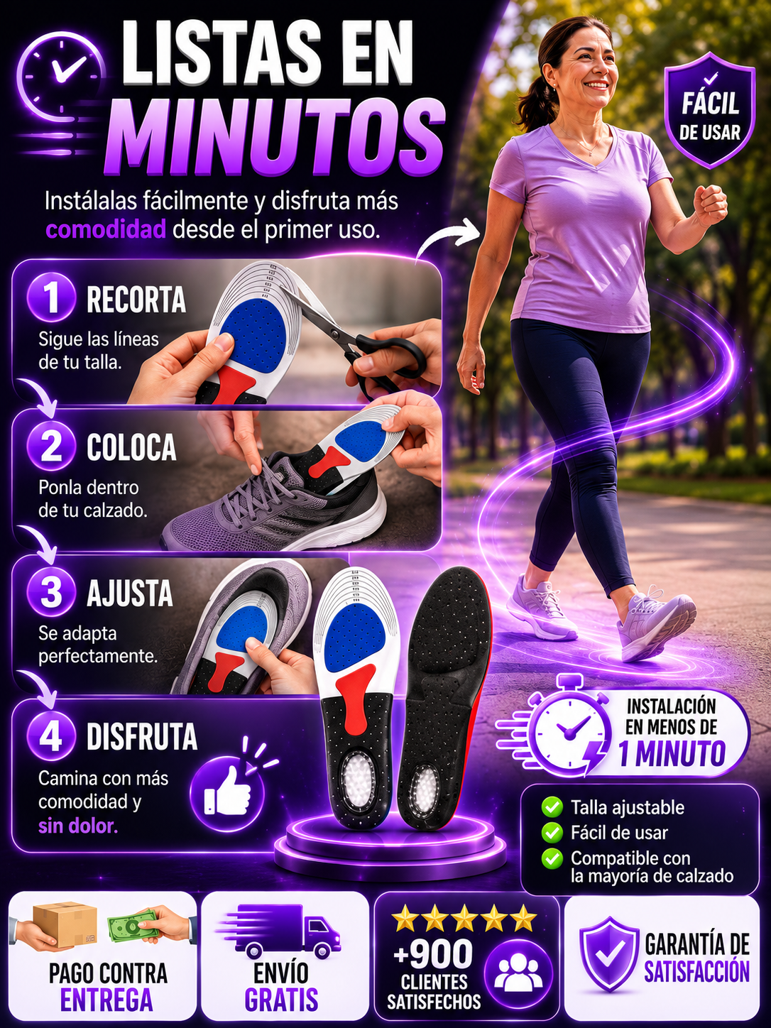 ComfortStep™ | Camina Sin Dolor Todo El Día