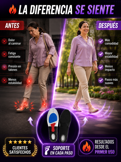 ComfortStep™ | Camina Sin Dolor Todo El Día