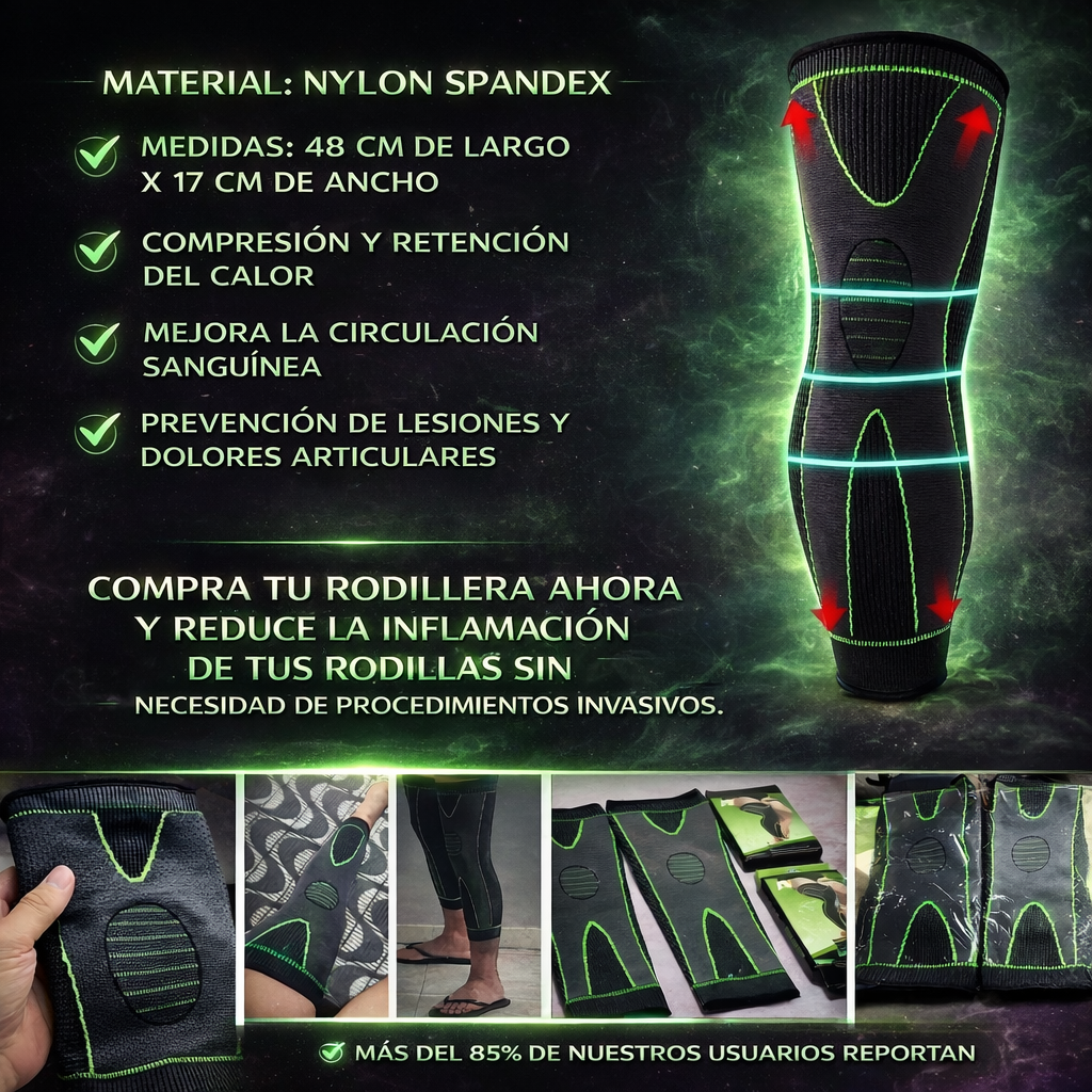 Pack 2 Rodilleras de Compresión + Gel Articular GRATIS