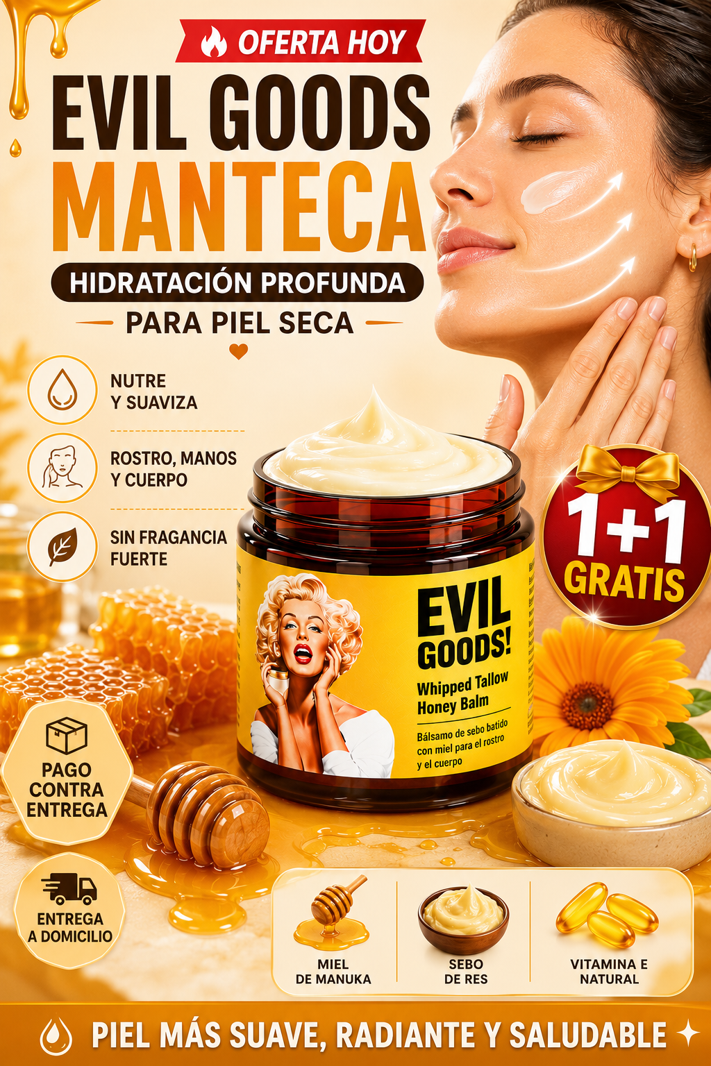 Evil Goods Manteca | Hidratación Profunda Para Piel Seca
