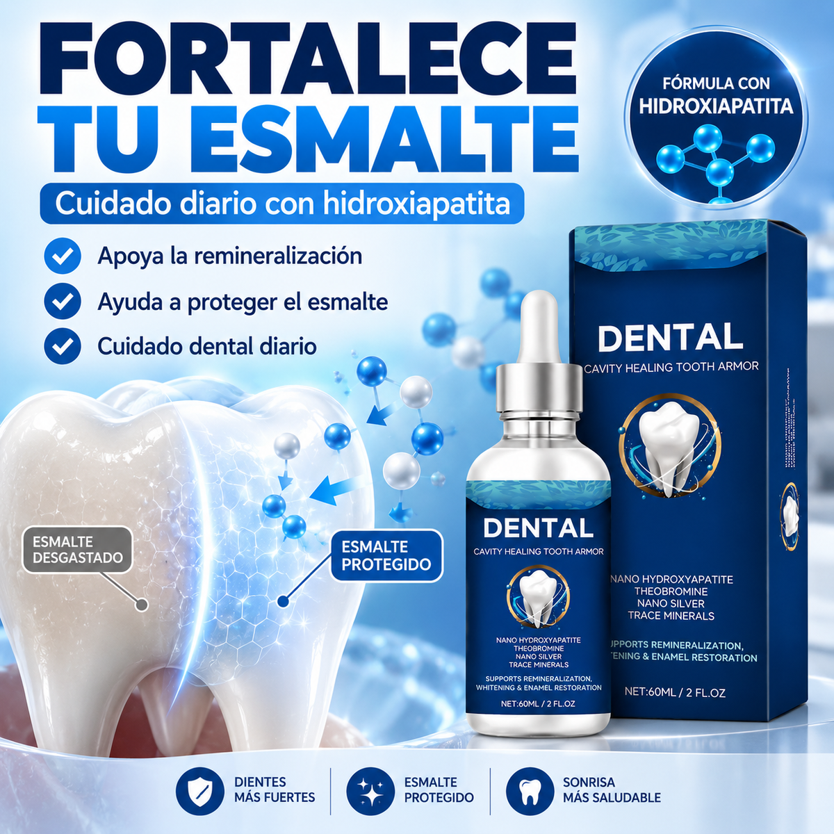 Protector Dental Cuidado Esmalte 60 Ml
