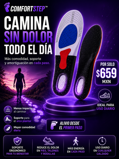 ComfortStep™ | Camina Sin Dolor Todo El Día