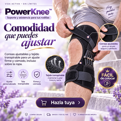 PowerKnee™ | Rodillera de Soporte Para Moverte Con Menos Esfuerzo