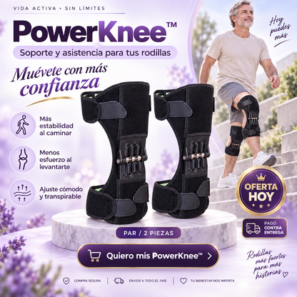 PowerKnee™ | Rodillera de Soporte Para Moverte Con Menos Esfuerzo